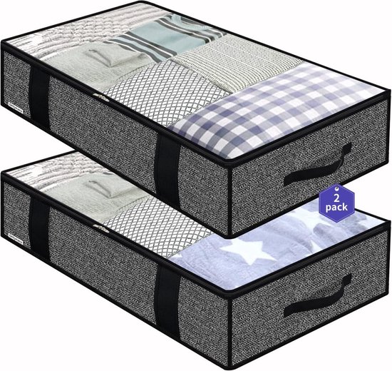 4 Sacs De Rangement Extra Larges 75x34x36cm - Polypropylène Résistant - Pliables Et Imperméables - Pour Déménagement Et Stockage