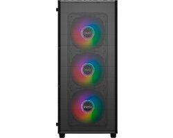 UNYKAch Gaming Mir 100 Desktop Zwart, Transparant