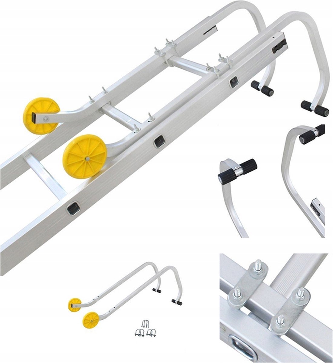 HIGHER - Nokhaak - voor ladder - universeel - aluminium