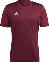 Adidas Tabela 23 Shirt Korte Mouw Heren - Bordeaux / Wit | Maat: 2XL