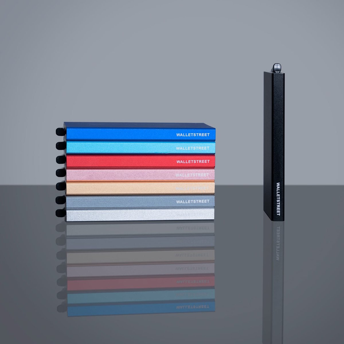 Walletstreet Uitschuifbare Pasjeshouder Slim-Fit Collection Aluminium Creditcardholder/Card Protector Anti-Skim/ RFID 7 Pasjes – Voor Mannen & Vrouwen -Kerstcadeau Ideale Geschenk- Goud/Gold — cadeau in Mode & Accessoires - foto 5