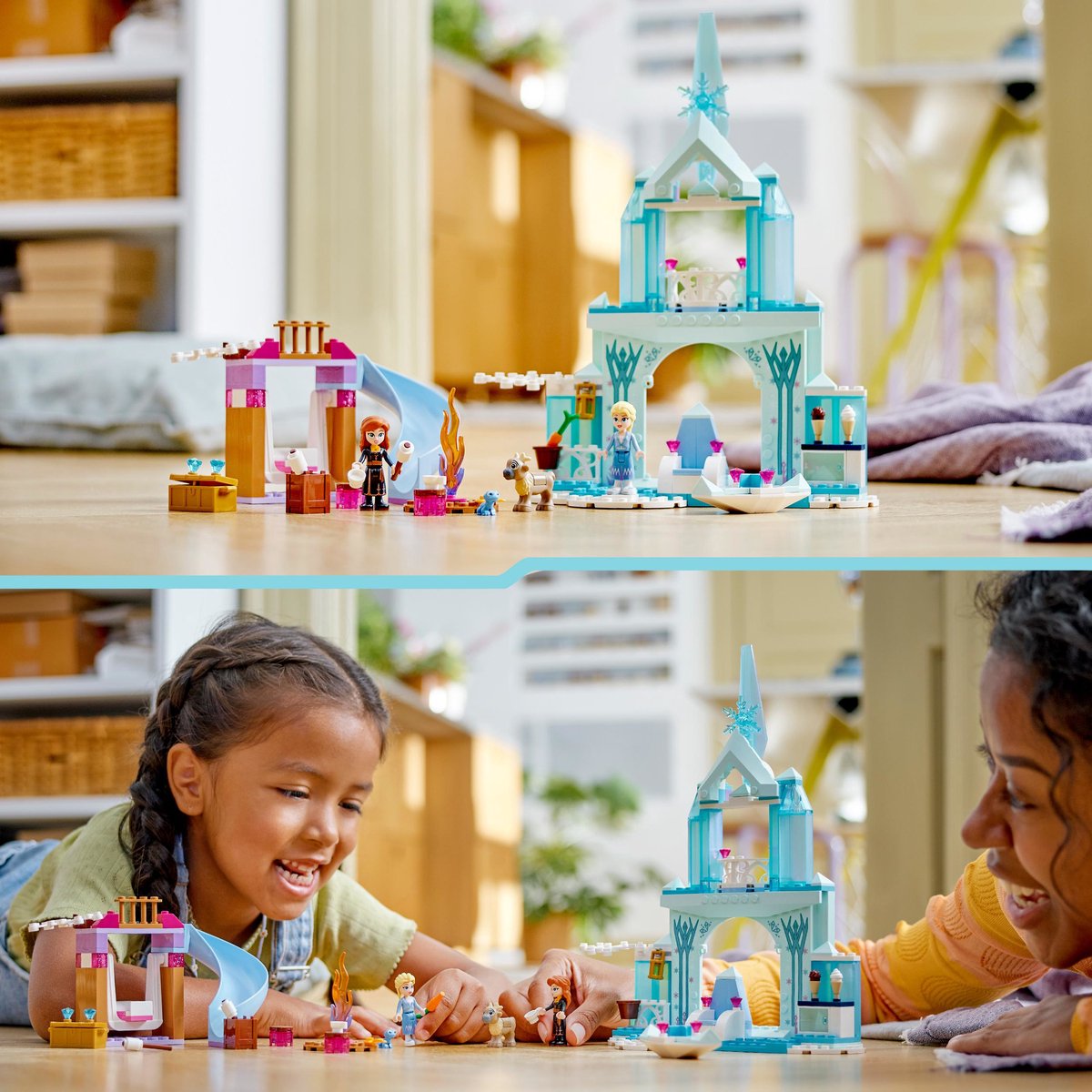 LEGO 43238 ǀ Disney Princess Elsa's Frozen kasteel Bouwbaar Speelgoed met Elsa en Anna Poppetjes — cadeau in Spellen & Speelgoed - foto 4
