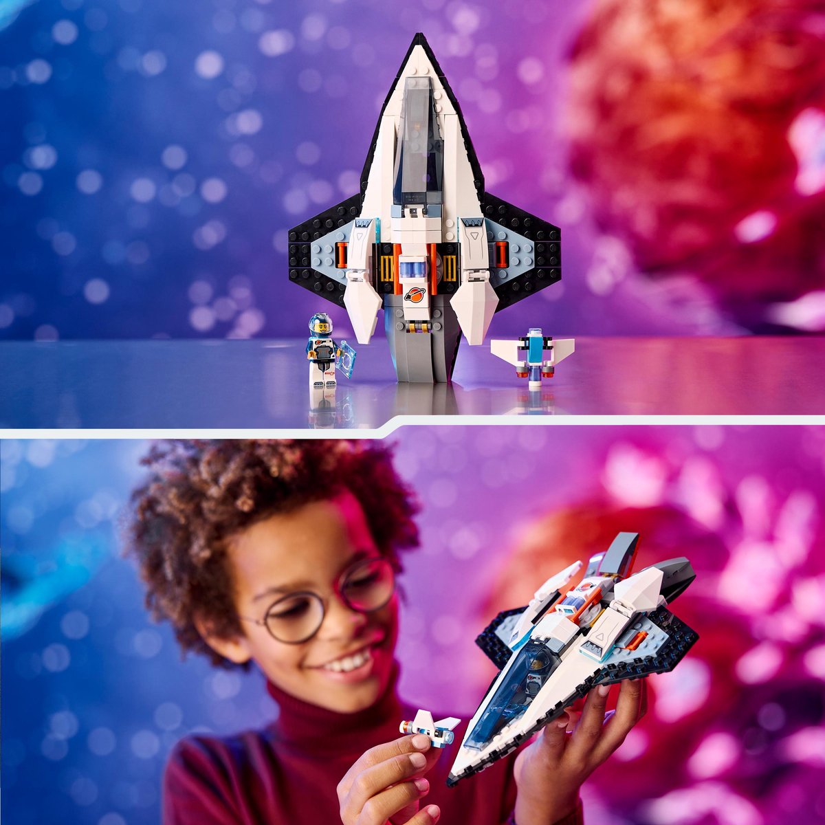 LEGO 60430 City Interstellair ruimteschip Ruimte Speelgoed Set met Astronaut Minifiguur — cadeau in Spellen & Speelgoed - foto 4