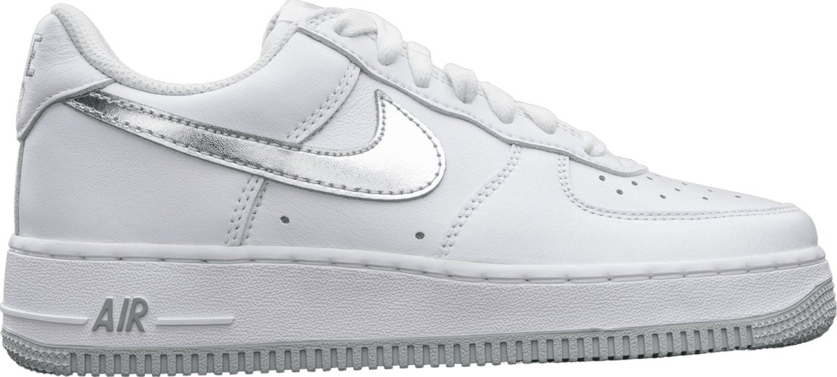 Nike Air Force 1 '07 Low Color of the Month White Metallic Silver -  DZ6755-100 - Maat... | bol.