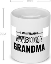 Akyol - je suis une grand-mère vraiment géniale Tirelire - Grand-mère - la grand-mère la plus géniale - cadeau d'anniversaire - anniversaire - cadeau - cadeau pour grand-mère - articles de grand-mère - cadeau - cadeau - cadeau - contenu 350 ML