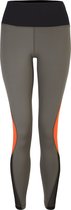 Dare 2B, Move Dames Sportlegging, Lichen Green/Rusty Orange, Maat 38