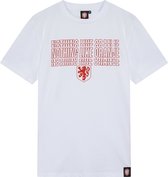 KNVB T-shirt Rien de tel que Oranje - Wit - S - taille S