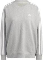 adidas Sportswear Essentials 3-Stripes Sweatshirt - Dames - Grijs- S