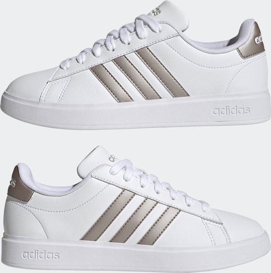 adidas Sportswear Grand Court Cloudfoam Lifestyle Court Comfort Schoenen - Unisex - Wit- 38