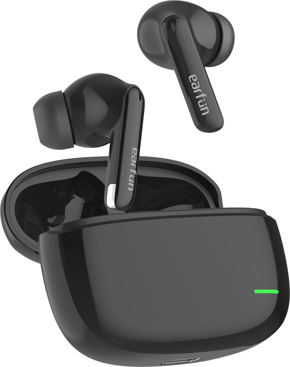 EarFun Air Mini 2 - Draadloos - Bluetooth 5.2 oordopjes - In-ear - Microfoon - Earbuds - IPX7 - Voice assistant - Zwart