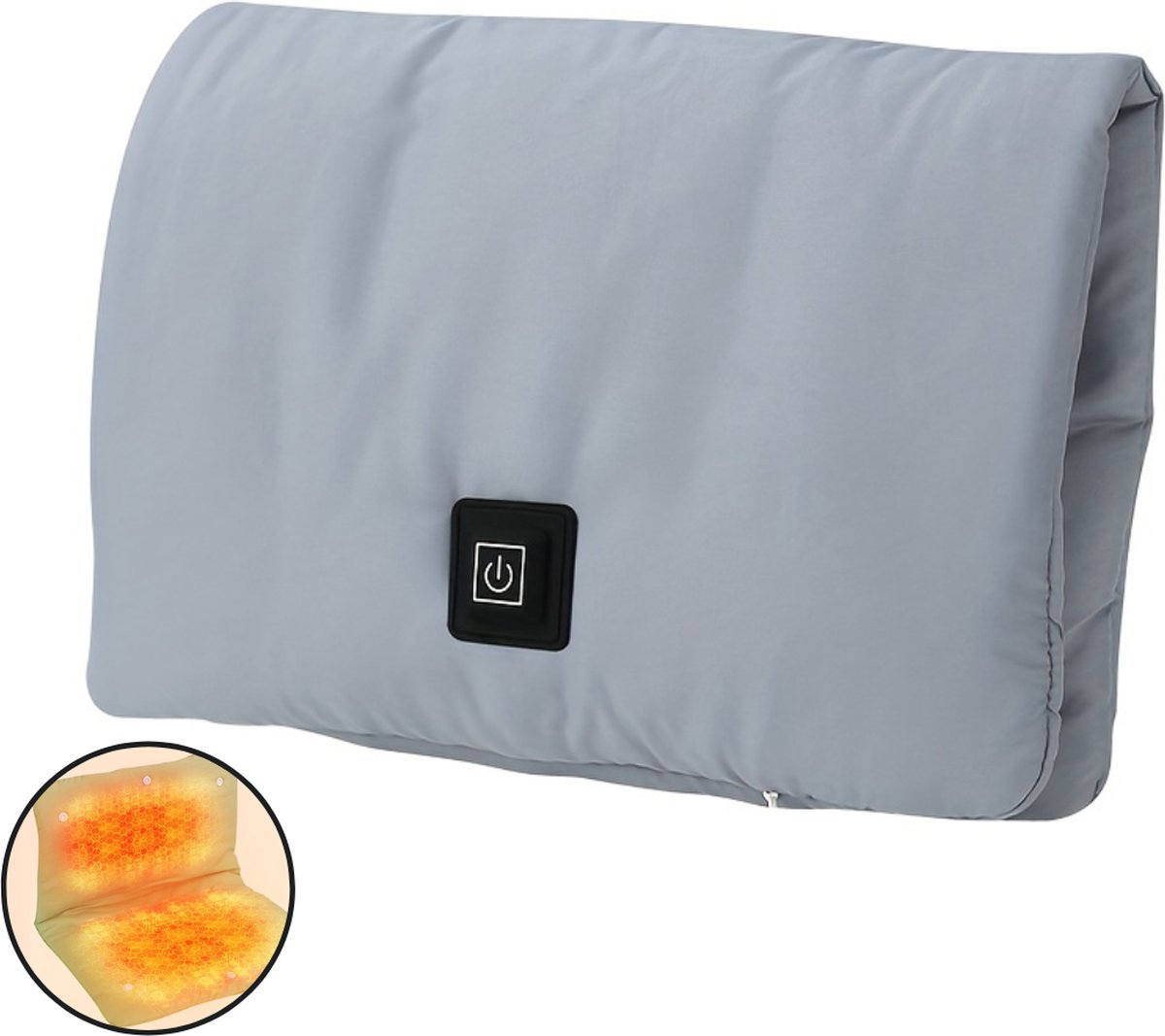 Goedkoopste Xerolax Handverwarmer Elektrisch - Warmtekruik - Elektrische Handwarmer - Kruik - Handwarmers Herbruikbaar - Electrisch - Grijs
