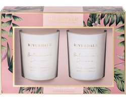 Riverdale geurkaarsjes Lola giftset Tea & Cardamom