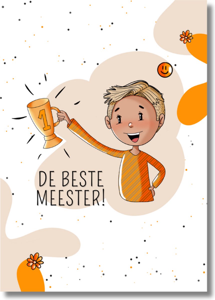 Schrift de beste meester - A6 formaat - Liefs op papier
