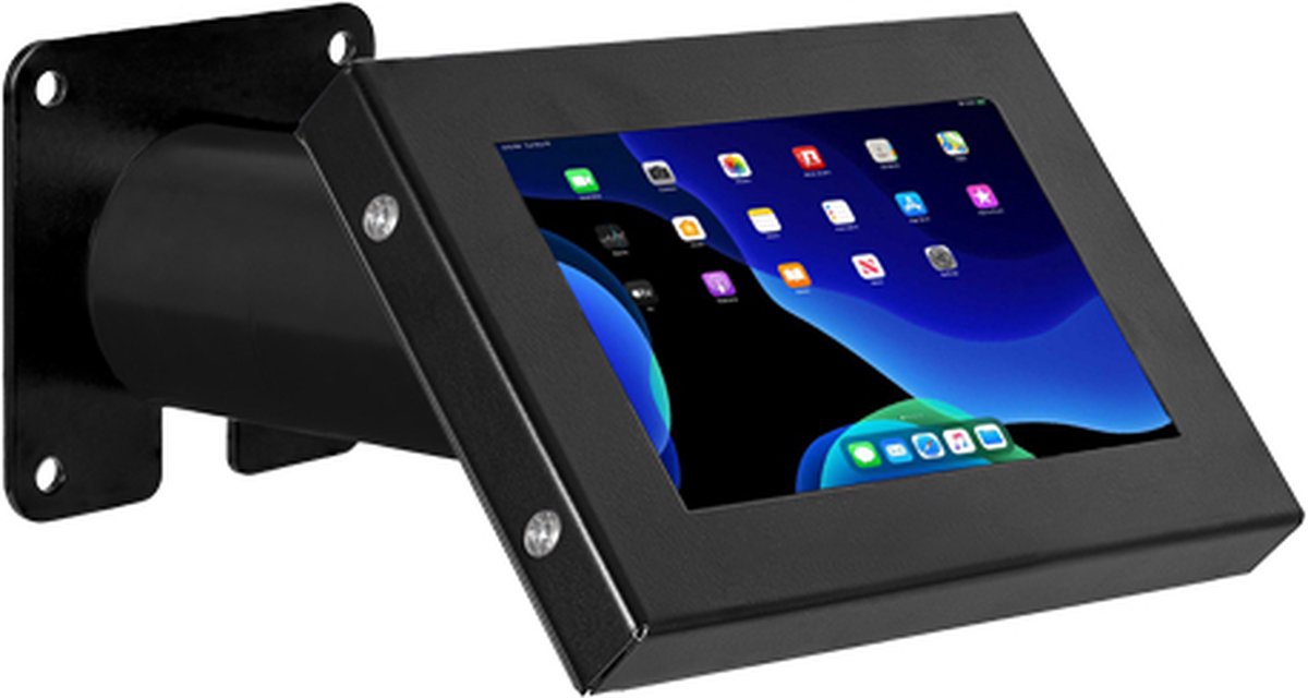 Ergo Tablet Muursteun Securo 7 - 8 inch Zwart - Met slot