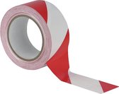 Perel Afzetlint, voor het afbakenen van gevarenzones en beperken van toegang, polyethyleen, rood/wit, 8 cm x 250 m