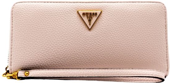 Guess Laryn SLG Grand portefeuille Zip Around femme - Rose clair - Taille unique
