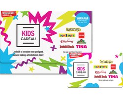 KidsCadeau - Cadeaubon - 50 euro + cadeau-envelop