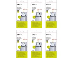 EKO - Afvalzakken 25-35 ltr (E) (6x12 stuks) - - wit - Afvalzak