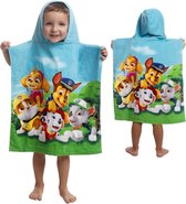 Paw Patrol Kinderhanddoek, Poncho met Capuchon 50x115 cm OEKO-TEX