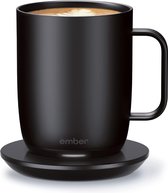 Ember Mug² Coffee Mug - Smart Mug met Mobiele App - Cup Warmer - Thermo Mok met Instelbare Temperatuur - Krasbestendige Theemok & Koffiemok - Cadeau voor Koffieliefhebbers - 414ML - Zwart