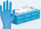 100 medische handschoenen, onderzoekshandschoenen nitril handschoen-Maat XL-Blauw-Latexvrij en Poedervrij