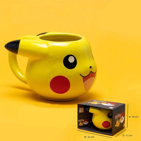 POKEMON - 3D Mug 475 ml - Pikachu