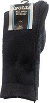 Apollo Full Terry Ski Socks - Maat 23 - 26 / warme huissokken / Kinder huissokken / Sokken - Donkerblauw / Blauw - One size - jongen - skisokken