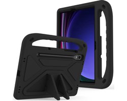 Coverup Tablethoes geschikt voor Samsung Galaxy Tab S10 Lite / S10 FE / S9 FE Hoesje - ShockProof Kids Case - Zwart