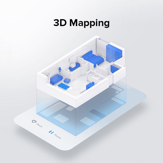 Roborock Q7 Max - Robotstofzuiger - met dweilfunctie - Multi-layer mapping - Automatisch hervatten