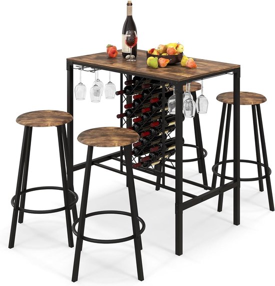 OGT11-HG Bartafel Tafel met 4 krukken ââââ‚?Tuinset Bartafelset