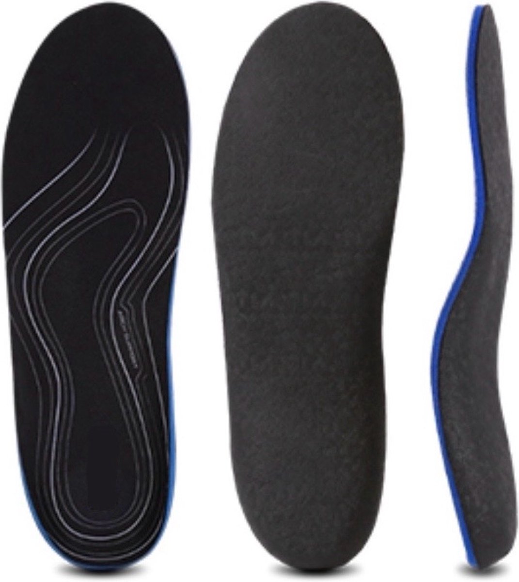 Orthopedische inlegzolen - Maat 37/38 - Platvoeten - Hielspoor - Fasciitis Plantaris - Inlegzolen voor Mannen en Vrouwen - Steunzolen voor Schoenen - Podologische Inlegzolen voor Voetboogpijn - DELAGO