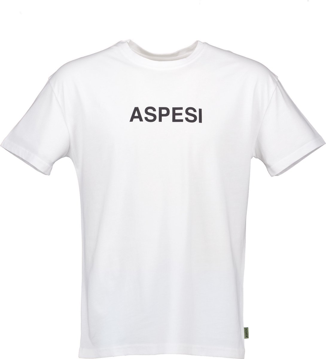 Aspesi Shirt Wit Katoen maat L Basic t-shirts wit