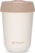 Retulp Travel Mug - Koffiebeker to go - 275 ml - Koffiemok - Bakery Brown