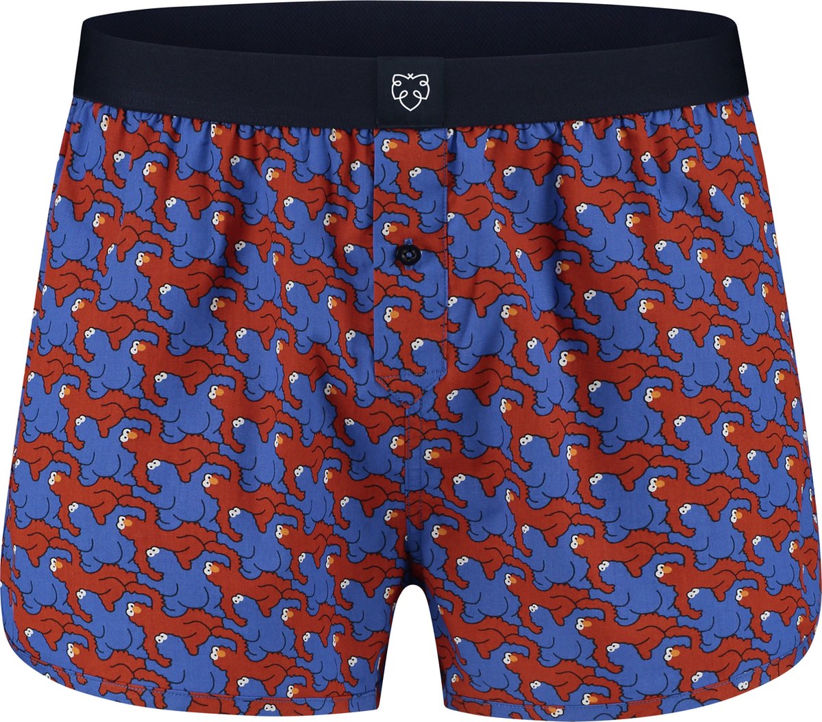 A-dam Short Street - Boxershort - Katoen - Onderbroek - Ondergoed - Heren - Blauw - S