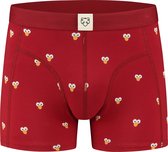 A-dam Googly Elmo - Boxershort - Katoen - Onderbroek - Ondergoed - Heren - Rood - S