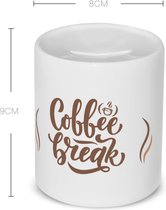 Akyol - coffee break Spaarpot - Koffie - koffie drinkers/liefhebbers - verjaardagscadeau - cadeau - kado - geschenk - verjaardag - collega's - 350 ML inhoud