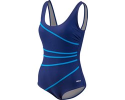 BECO badpak - D-cup - Powermesh - blauw- maat 46