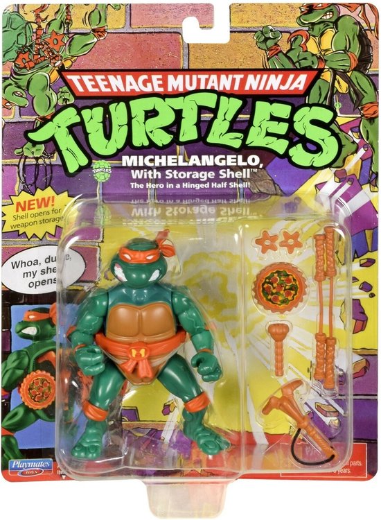 Teenage Mutant Ninja Turtles - Figurine Leonardo Avec Skate - 13cm - Fonction Combat Et Roulement - Dès 3 Ans