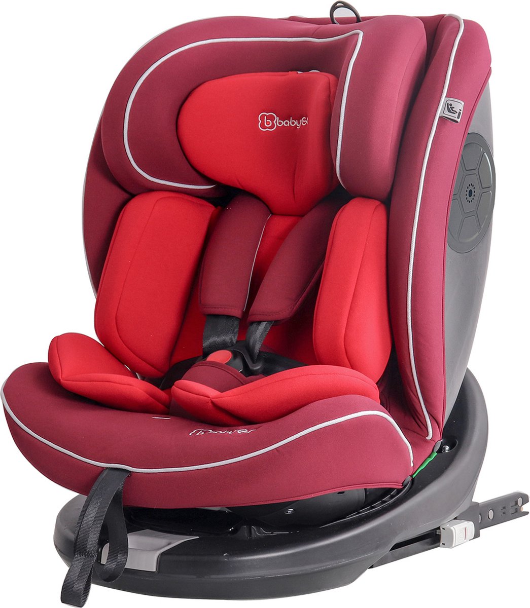 BabyGO autostoel Nova2 i-Size met isoFix Rood - voor kinderen van 40-150cm