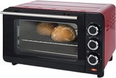 Bol.com Mini Oven Vrijstaand - Kleine Oven - Rood aanbieding