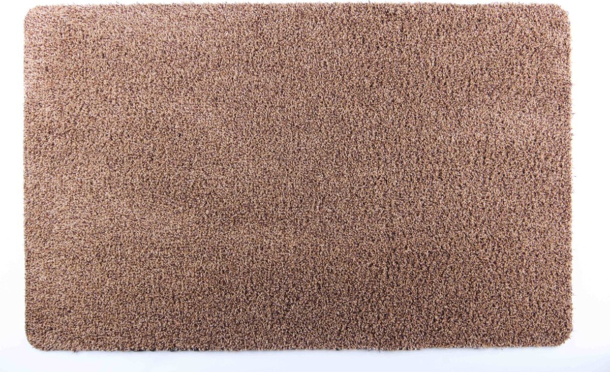 Cleanwalk droogloopmat - 50x80 cm - katoen - beige 861 - PVC backing