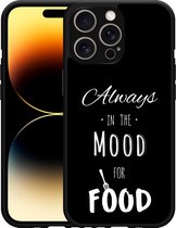 Cazy Hardcase Hoesje geschikt voor iPhone 14 Pro Max Mood for Food II