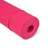 Yogamat | Roze | 183x61cm | Fitnessmat | Dikte 6mm