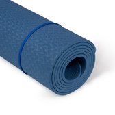 Yogamat | Blauw | 183x61cm | Fitnessmat | Dikte 6mm