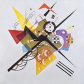 Kunstdruk Wassily Kandinsky - Auf Weiss 2 70x70cm