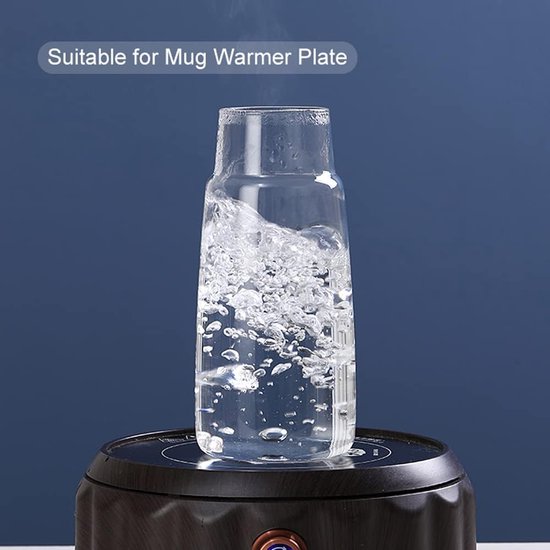 BestAlice Nachtkastje waterkaraf en glazen set, 1300 ml (50 oz