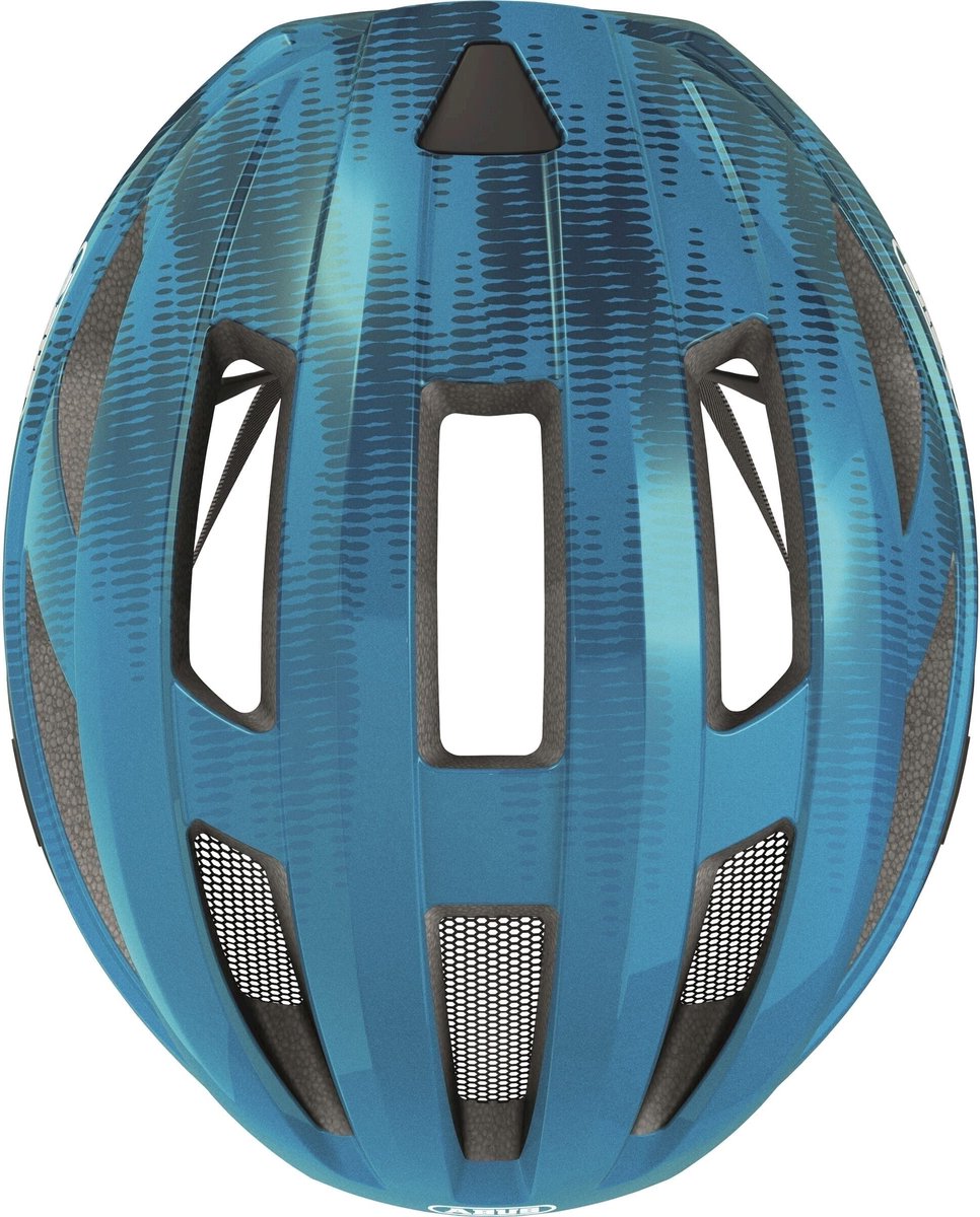 Fietshelm ABUS MACATOR steel blue L - 58-62 cm - blauw - Geschikt voor gebruik op elektrische fietsen - stadsfietsen - 360 g – foto 6