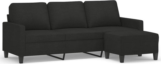 vidaXL-Driezitsbank-met-voetenbank-180-cm-stof-zwart