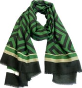 Jolie écharpe lisse en belle matière / 50% coton avec 50% viscose