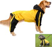 Manteau de pluie pour chiens, imperméable, imperméable pour chien, gilet haute visibilité pour chiens, housse de pluie pour chiens de grande, moyenne et petite taille, S– Jaune.
